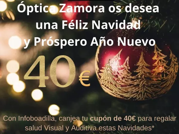 Promociones de Navidad en Optica Zamora