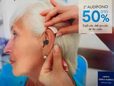 Tu segundo audífono al 50 % de descuento.