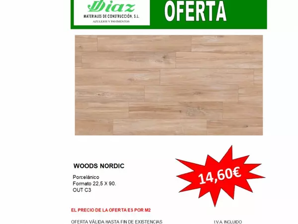 OFERTA GRES WOODS NORDIC