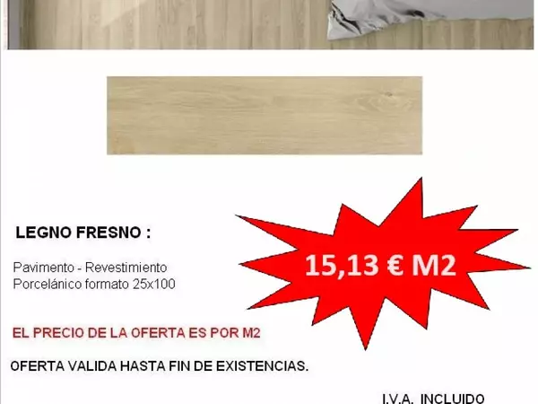 Pavimento Legno Fresno
