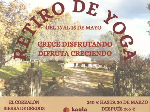 ¡Últimos días de descuento para el retiro de yoga!