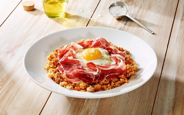 Shanketes con Huevos Fritos