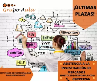 CERTIFICADO DE PROFESIONALIDAD GRATUITO DE ASISTENCIA A LA INVESTIGACIÓN DE MERCADOS