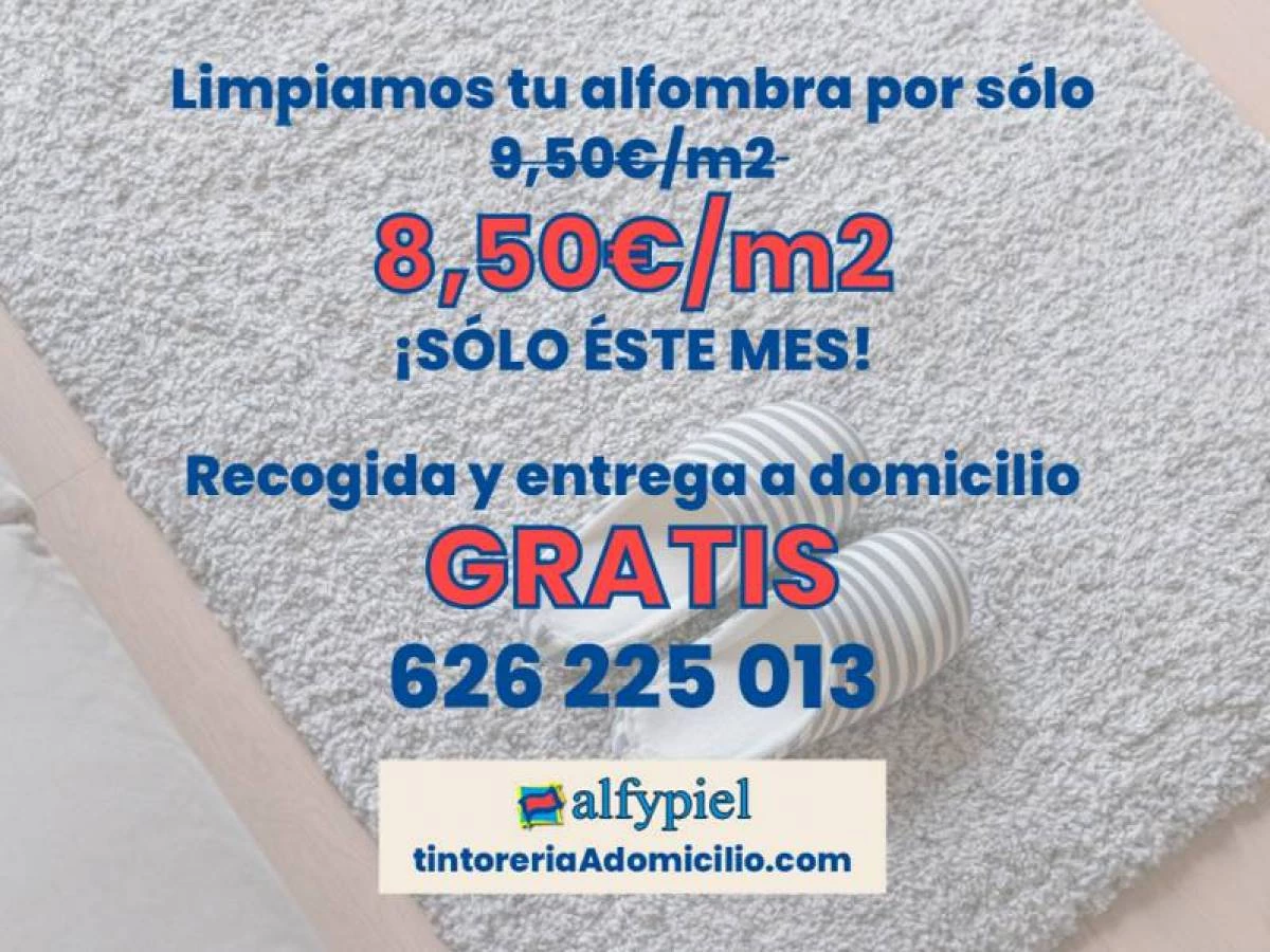 8,50€/m2 y Recogida Gratis