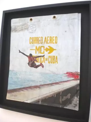 La Despernada acoge una Muestra de Pinturas sobre sacos de correos