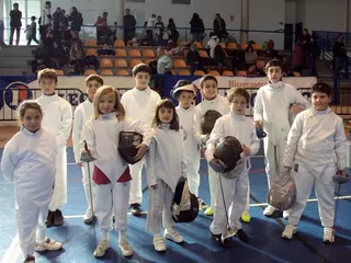 Oro, plata y bronce para las tiradoras villanovenses del Club de Esgrima