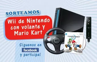 InfoVillanueva.com sortea un pack Wii Mario Kart de Nintendo entre los vecinos de Villanueva
