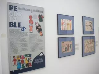 Exposiciónsobre recortables de papel en la Sala Aulencia de Villanueva de la Cañada