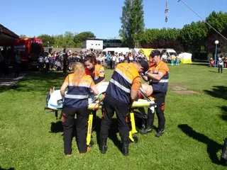 Policía Local y Protección civil participan en un simulacro en la UCJC