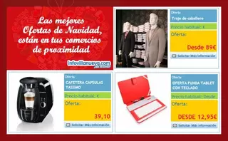 Descubre las Ofertas y Descuentos de Navidad del comercio de Villanueva