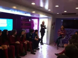 El bus "Drogas o Tú" en Villanueva del Pardillo