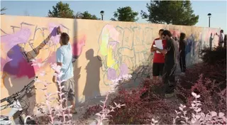 Exhibición de Skate y Arte Urbano en el skate park remodelado por el Ayuntamiento de Villanueva de la Cañada