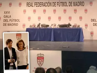 El F.C. Villanueva del Pardillo premiado el la XXVI Gala del Fútbol de Madrid