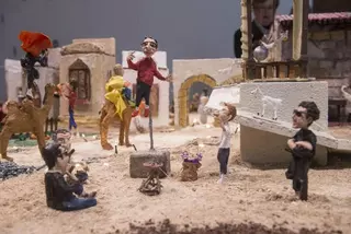 Una exposición de Belenes con encanto inaugura la programación navideña de Villanueva de la Cañada