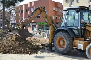 Comienzan los trabajos de remodelación de la Plaza de la Tejera de Villanueva de la Cañada