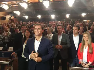 Carlos López candidato de Ciudadanos (C’s) al Ayuntamiento de Villanueva De La Cañada asiste a la Convención Municipal de Ciudadanos
