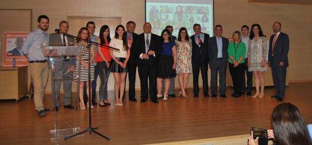 Ciudadanos (C's) de Villanueva de la Cañada presenta a los miembros de su candidatura para las Municipales.