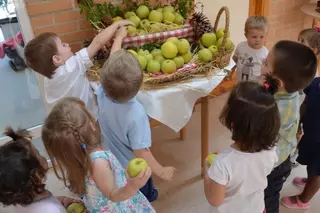 El Ayuntamiento de Villanueva de la Cañada reparte una tonelada de manzanas en los Centros Educativos