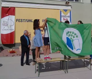 El C.E.I.P Carpe Diem renueva su bandera verde