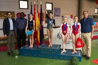 El polideportivo El Pradillo acogió la celebración del X Trofeo Internacional Pozuelo de Gimnasia Artística