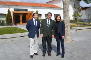 Encuentro de trabajo en Villanueva de la Cañada con el Consejero de Medio Ambiente y Administración Local