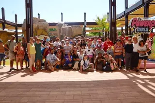 Visita de la Fundación Jardines de España a Aquopolis