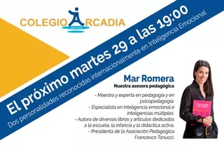 Dos expertos internacionales imparten una conferencia sobre Inteligencia Emocional y Familia, en el Colegio Arcadia