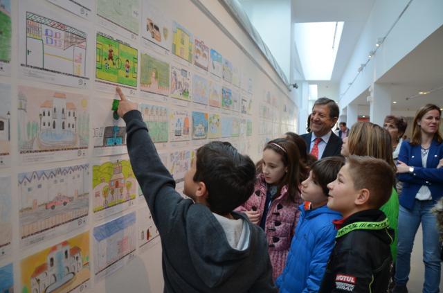 Alrededor de 300 escolares participan en el Proyecto Marca Territorio dibujando lo que más les gusta del municipio