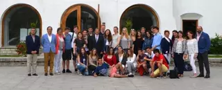 Estudiantes de la ciudad alemana de Düsseldorf visitan Villanueva de la Cañada