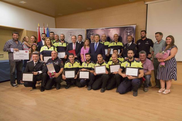 Acto de entrega de galardones de la Policía Local de Villanueva de la Cañada
