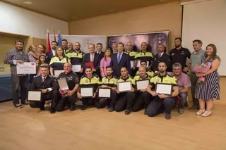 Acto de entrega de galardones de la Policía Local de Villanueva de la Cañada