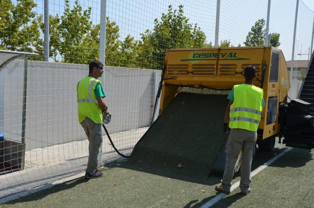 Comienzan las obras de mejora del Campo de Fútbol Municipal de Villanueva de la Cañada
