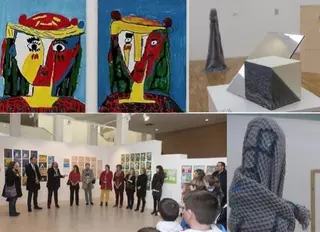Inauguradas dos nuevas exposiciones en el C.C. La Despernada  de Villanueva de La Cañada