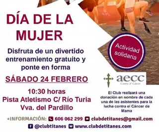 Jornada deportiva solidaria a favor de la AECC en Villanueva del Pardillo