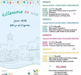 "Villanueva en Vivo”, llega a la plaza de España por segundo año consecutivo
