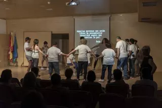 Los participantes en el Programa Municipal de Ocio  Inclusivo de Villanueva de La Cañada emocionan