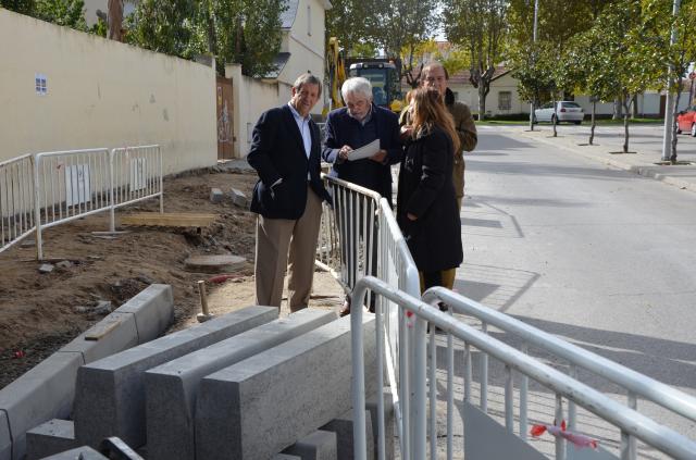 Visita a las obras de remodelación de las calles Empedrada, Barrancas, San Juan y Santa Teresa