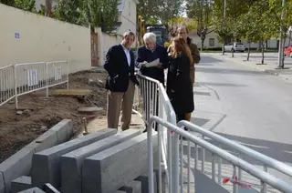 Visita a las obras de remodelación de las calles Empedrada, Barrancas, San Juan y Santa Teresa