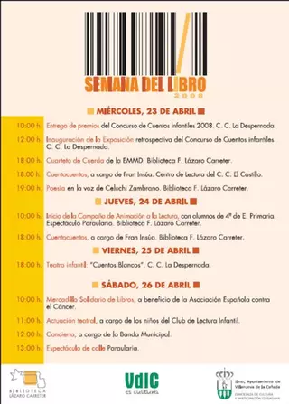 Villanueva de la Cañada celebra la Semana del Libro