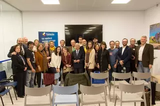 Hosteleros y responsables de comedores escolares villanovenses , entre los alumnos del V Curso de Experto Universitario en Gastronomía