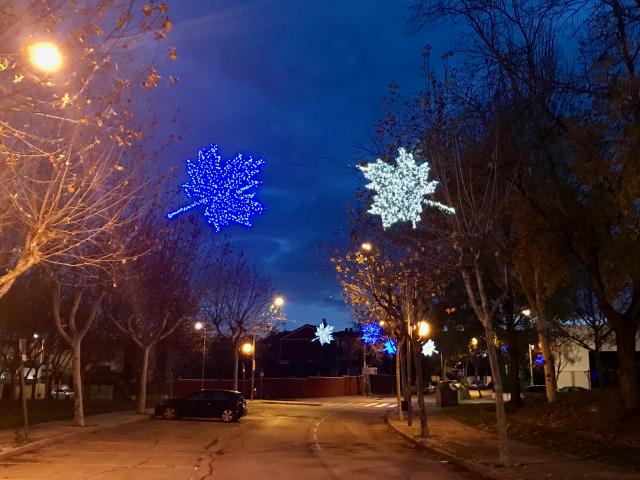 Ciudadanos Villanueva de la Cañada considera "insuficiente" la iluminación de Navidad del municipio