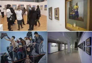 La pintura, protagonista de las primeras exposiciones del año en Villanueva de La Cañada