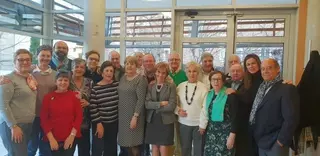Los mayores de Villanueva de la Cañada celebran el Día de San Valentín