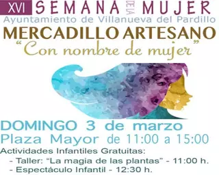 Programación de la XVI Semana de la Mujer en Villanueva del Pardillo