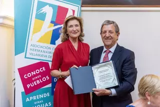El alcalde de Villanueva de la Cañada, galardonado con el Premio Hermanamientos ACH
