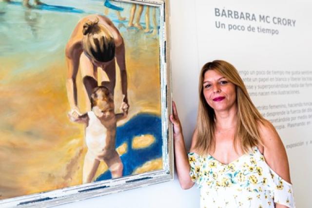 El C.C. El Castillo acoge la primera exposición de la villanovense Bárbara Mc Crory

