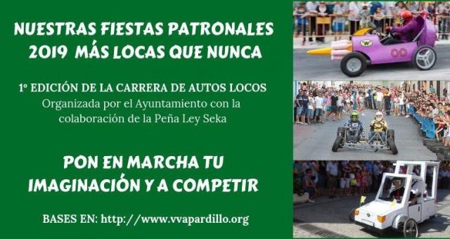 Villanueva del Pardillo celebra la I Edición de la Carrera de Autos Locos