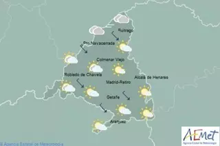 Cielos nubosos con probabilidad de lluvias débiles y dispersas en el día de hoy