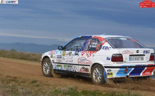El joven piloto pardillano Jesús Martín repite en el Rallye Tierra Madrid 

