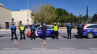 La Policía Local de Villanueva del Pardillo y la UME trabajan sin descanso para garantizar el cumplimiento del confinamiento